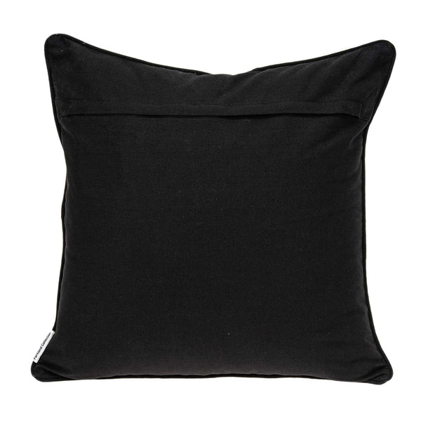 20" x 7" x 20" Transitional Black and White Zebra Pillow Cover With Poly Insert