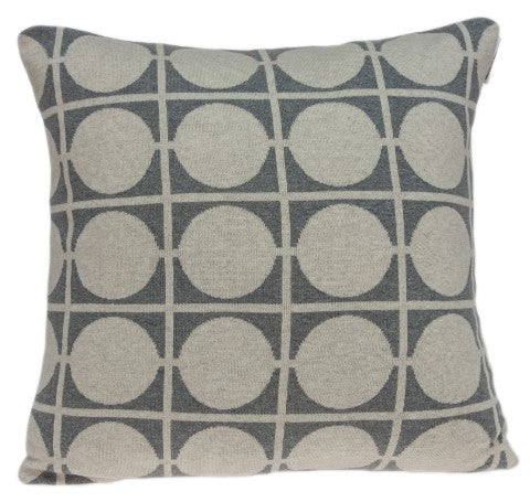 20" x 7" x 20" Clean Tan Accent Pillow Cover With Down Insert