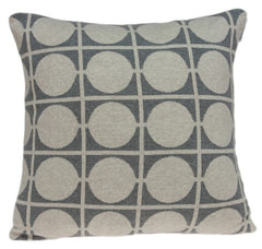 20" x 7" x 20" Clean Tan Accent Pillow Cover With Down Insert