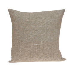 20" x 7" x 20" Elegant Tan Pillow Cover With Down Insert