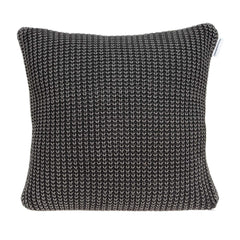 20" x 7" x 20" Transitional Charcoal Pillow Cover With Down Insert