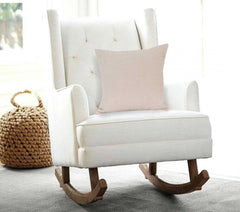 20" x 7" x 20" Charming Transitional Tan Accent Pillow Cover With Down Insert