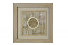 11 x 2 x 39 Natural Brown Wood And Glass - Shadow Box