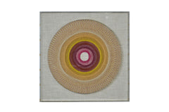 9 x 2 x 18 Multicolor Glass And Fabric - Shadow Box