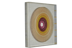 9 x 2 x 18 Multicolor Glass And Fabric - Shadow Box