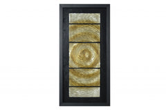 15 x 2 x 16 Black And Gold Glass - Shadow Box