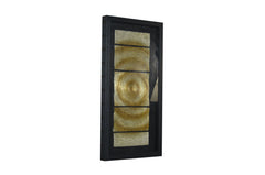 15 x 2 x 16 Black And Gold Glass - Shadow Box