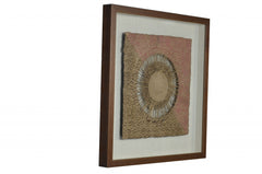 11 x 2 x 24 Cool Brown Wood And Glass - Shadow Box