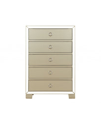 15' X 31' X 45' Champagne Wood Mirror Veneer Chest