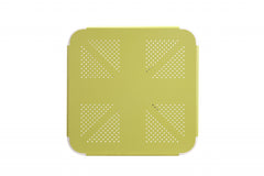 24' X 24' X 30' Yellow White Metal Folding Table