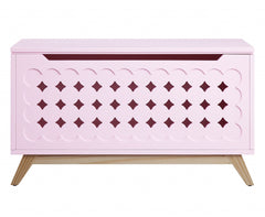 16' X 37' X 21' Pink Natural Wood Youth Chest