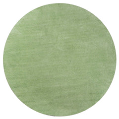 8' Spearmint Green Round Indoor Shag Rug
