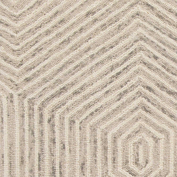 8' x 10'  Wool Ivory  Area Rug