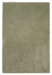8' x 11'  Solid Color Sage Green Shag Area Rug