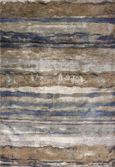 7' x 11'  Viscose Ivory or Blue Area Rug