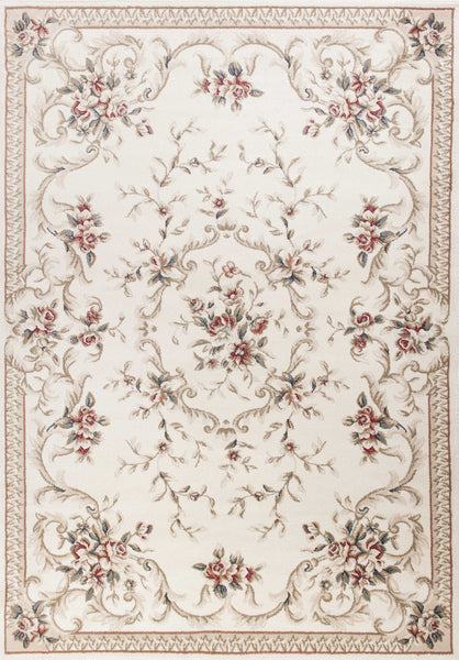 9' x 12'  Polypropylene Ivory  Area Rug