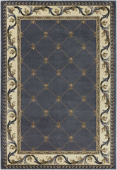 9' x 13'  Polypropylene Blue Area Rug