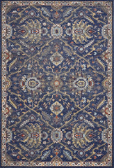 10'x13' Royal Blue Machine Woven Traditional Indoor Area Rug