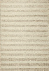 9' x 13' Wool White Area Rug