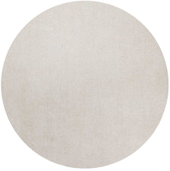 6' Ivory Round Indoor Shag Rug