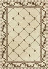 2' x 3' Polypropylene Ivory Accent Rug