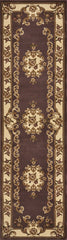 2' x 8' Plum or Ivory Medallion Runner Rug