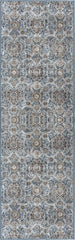 2' x 7' Slate Ancient Viscose Runner Rug