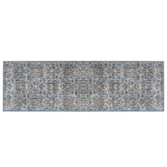 2' x 7' Slate Ancient Viscose Runner Rug