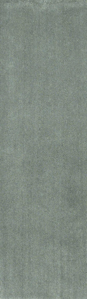 8' Slate Blue Indoor Shag Runner Rug