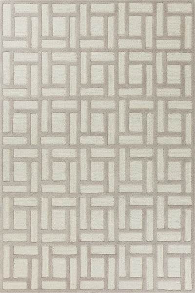 3'3 x 5'3 Wool Tan Ivory Area Rug