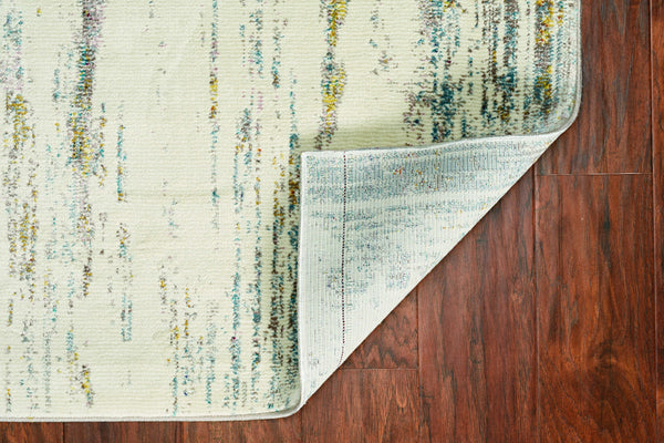 7'3 x 8'11 Polypropylene Ivory Area Rug