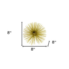 8'Antique Gold Finish Urchin Medium Sphere
