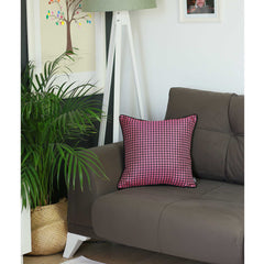 17"x 17" Jacquard Lily Decorative Throw Cover Pillow