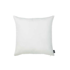 Set of 2 White Brushed Twill Decorative Throw Pillow Covers