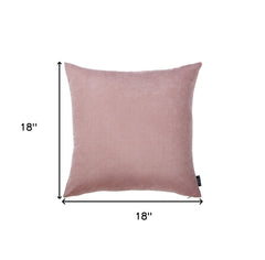 Set of 2 Mauve Pink Brushed Twill Decorative Throw Pillow Covers
