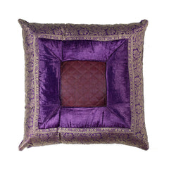3" x 18" x 18" Silk Purple Pillow