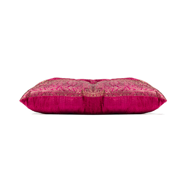 3" x 18" x 18" Silk Fuchsia Pillow