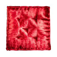 5" x 24" x 24" Silk Burgundy Pillow