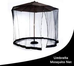 Mesh Mosquito Screen Canopy for up to 9' Patio Umbrella