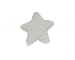 White with Blue 3D Shape Star Pillow