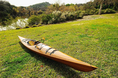 24" x 177" x 13.5" Wooden Kayak