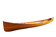 31.5" x 187.5" x 24" Wooden Canoe with Ribs