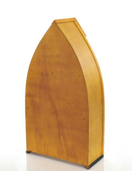 7" x 18.5" x 34.3" Wooden Canoe Book Shelf Small