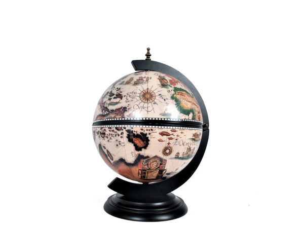 13" x 13" x 20" White Globe 13 inches with Chess Holder