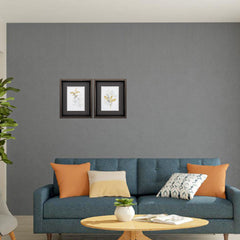 10' X 12' Brushed Silver Frame Minimalist Garden (Set of 2)