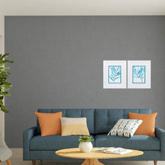 9' X 11' Matte White Frame Watercolor Kelp (Set of 2)