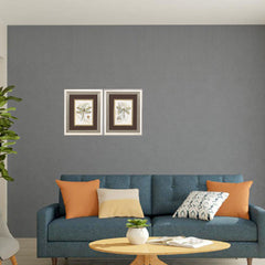 11' X 13' Brushed Silver Frame Dragonfly (Set of 2)