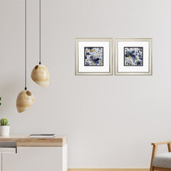 12' X 12' Champagne Gold Color Frame  Golden Indigo Garden (Set of 2)