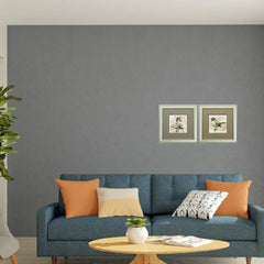 12' X 12' Champagne Gold Color Frame  Bird Sketch (Set of 2)