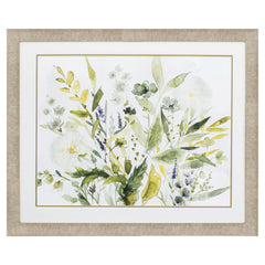 36' X 30' Champagne Gold Color Frame  Olive Greens